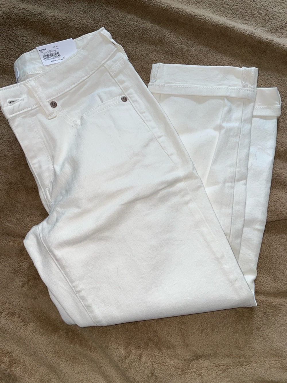 Sonoma White Capris with Front Pockets